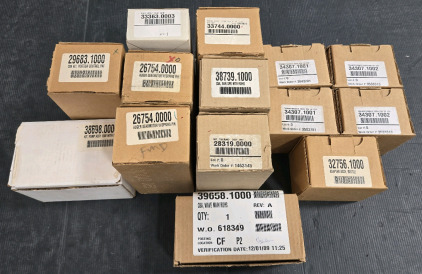 Assorted Commercial Beverage Machine Parts (Comes in Re-Usable Storage Bin)