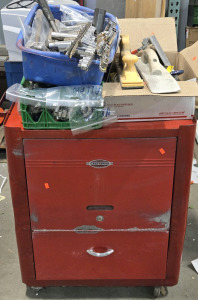 Large Craftsman Metal Rolling Toolbox & Assorted Tools
