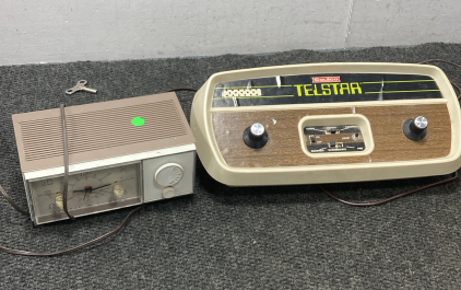 Coleco Telstar Video Game System And Clock Radio