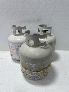 (3) Propane Tanks