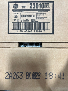 GE Fluorescent lamps