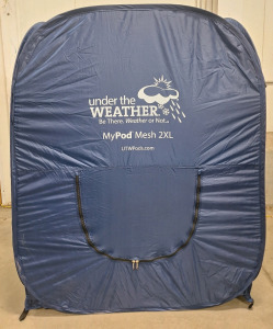 (1) Under the Weather My Pod 2XL 2-Person Pop-Up Mesh Tent, 45"L x 45"W x 60"T