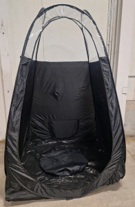(1) Pop-Up Privacy Tent W/ Clear Top, 45"L x 45"W x 78"T