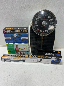 Exercise equipment & Scale