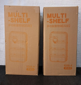 (2) Multi Purpose, Acrylic Organizer Shelves