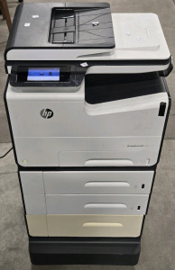 HP PageWide Pro 577dw Color Multifunction Business Printer with Wireless & Duplex Printing w/ Extra Paper Drawer Stack / +$1500 Value!