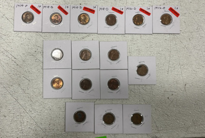 (16) Assorted Collectible Pennies