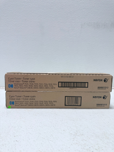 (2) *NEW* Boxes Of Xerox Cyan Toner Cartridges