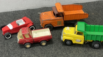 Vintage Metal Toy Trucks