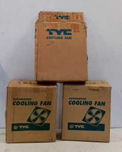 (3) TYC Brand Cooling Fans