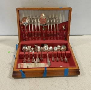 (1) Set of King Edward Brand Silverplate Dining Utensils