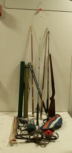 (1) Large Lot of Fishing Supplies, Tools, and More