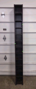 A 79&frac12;"x 7"x 8" Wooden CD Case
