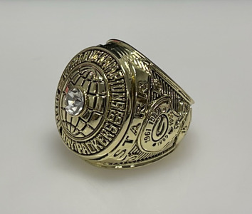 1966 Green Bay Packers World Champions Ring, Bart Starr, NFL Championship Size 10-1/2