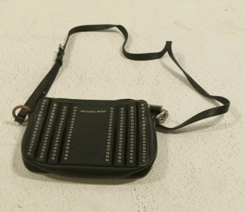 (1) Michael Kors Black Leather Handbag Retail Around $100+