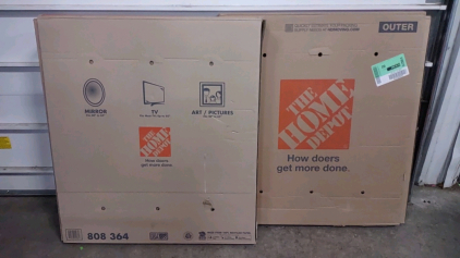 (2) Large TV Boxes 37&rdquo; x 40&rdquo;