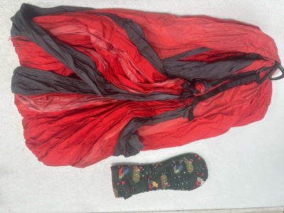 (1) Hammock, (1) Christmas Oven Mitt