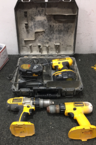 (3) 18v Dewalt Drills And More