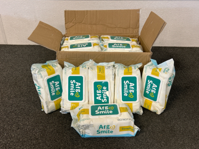 (18) Packs Of AFG Smile Baby Wipes
