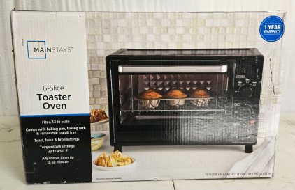 Mainstays 6-Slice Toaster Oven