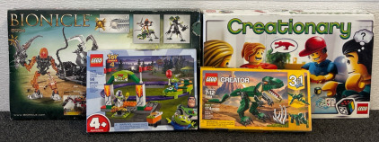 Lego Sets & Lego Game Including Bionicle Lego Set, Dinosaur Lego Set, Toy Story Lego Set & Creationary Lego Game