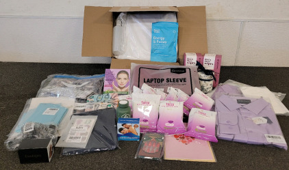 Fake Snow, Hand Wipes., Hydrogen Collagen Mask, Pajamas, Candle, Makeup Brush, And More