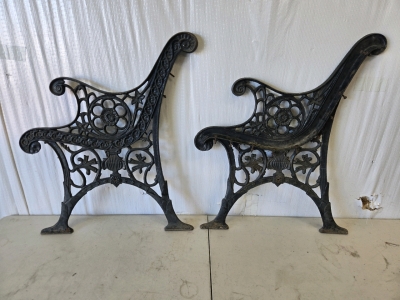 Cast Iron Bench Ends
