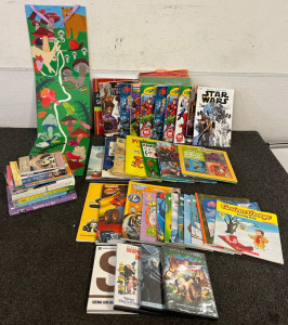 Kids Learning Books, Coloring Books, Height Chart, Craft Paper & More