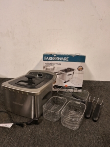 Farberware 4-Liter Deep Fryer with Frying Baskets