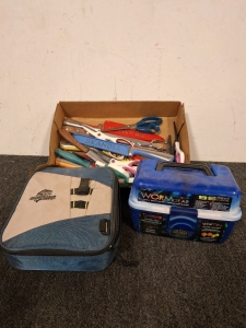 Variety of Fishing Gear, Knives, Scissors & More