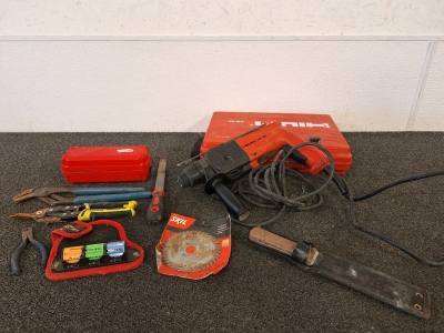 Hilti TE 10 115V Corded Drill & Other Miscellaneous Tools