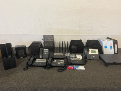 Landline Phones, Little Heater, Folder Holders, Binders, And More