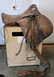 Leather English Saddle