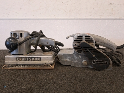 Craftsman Commercial Dual-Motion Sander & Craftsman Belt Sander