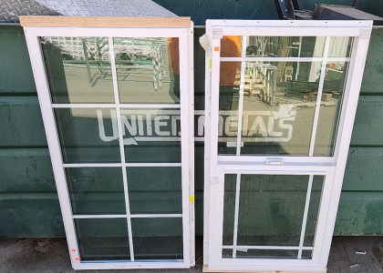 2 windows 23.5"Wx47.5"T One is a sliding Window the Other is not ..