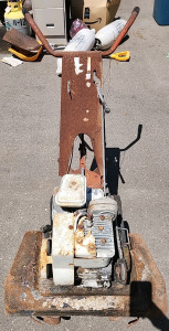 ANTIQUE GAS POWERED ROTOTILLER