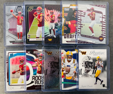 Collectible Jayden Daniel's Football Cards