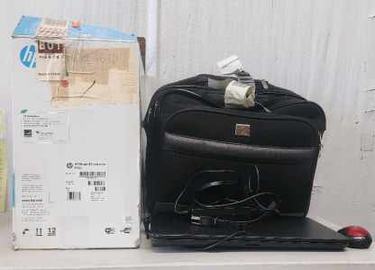 Dell Laptop (Locked), A Laptop Rolling Case, And A HP Officejet 4630 E-All-In-One Printer!