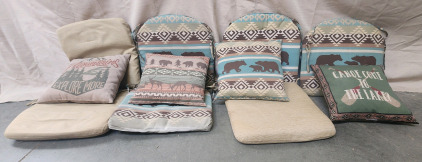 Outdoor Chair Cushions And Throw Pillows