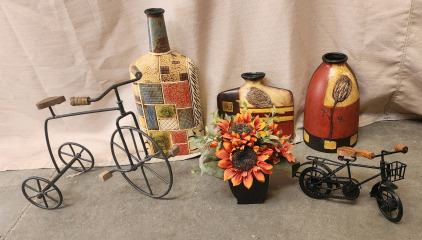Crackle Twist Vases And Other Home Decor