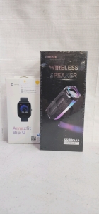 BRAND NEW!! Neza Wireless Speaker And An Amazfit Bip U Smart Watch!