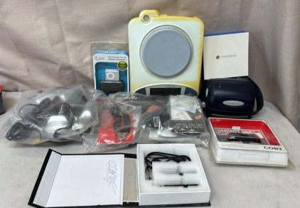 Compact Portable Speakers, Electronic Scale, Recording Pen, Power Peg, Chromecast, & More!