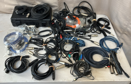 Large Assortment of Various Audio & Video Cables