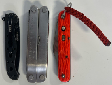 Leatherman Super Tool 200 Multi-Tool, Schrade Walden Multi-Tool & CKRT Folding Knife