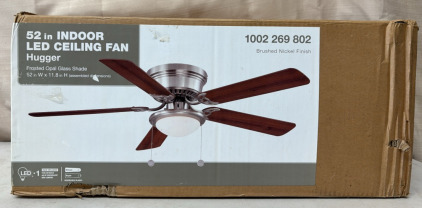 52&rdquo; Indoor LED Ceiling Fan