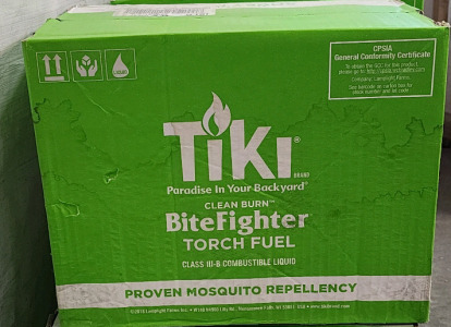 Case Of 6 CT TIKI Brand BiteFighter Clean Burn Torch Fuel