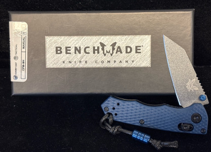 Blue Benchmade 290BK-3 Full Immunity Knife &ldquo;We Believe It To Be Reproduction, Please Inspect In Person"