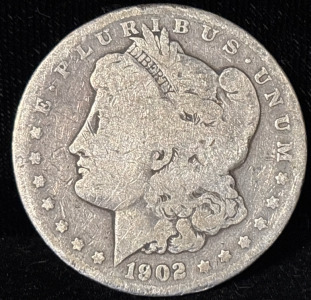 1900 Liberty Morgan Silver Dollar Coin, United States, E PLURIBUS UNUM