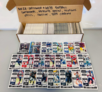 Large Collection Of Football Cards Includes: Contenders, Absolute, Zenith, Illusions, Optics, Prestige, and Topps Chrome