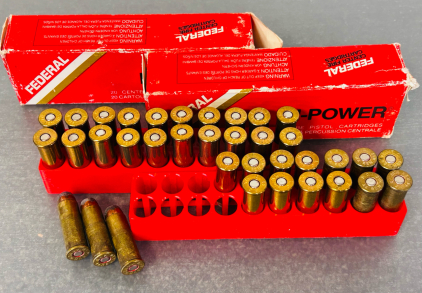 (36) Rounds Of Federal 44 REM Magnum 240 Gr. JHP